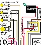 1967 Ford Falcon 11X17 Full Color Laminated Wiring Diagram