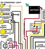 1968 Ford Mustang 11X17 Full Color Laminated Wiring Diagram