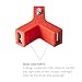 Tylt YCHG42RD-T Ycharge 4.2A USB Car Charger Dual Port for Charging Two Devices - Retail Packaging - Red