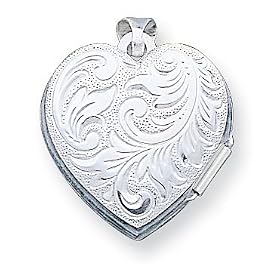 Cool Sterling Silver Heart Locket