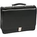 McKlein Black River North Compartment Briefcase - 16.5