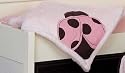 Mod Ladybug Boa Blanket