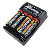 VidPro NiMH AA/AAA Battery Charger + 4 AA 2700mAh Batteries