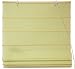 Low Cost Window Treatments - 60" (5ft.) Wide Yellow Cotton Roman Shade Blinds - Open to 6ft.