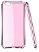 iPhone 6S Plus Case, E LV iPhone 6 Plus Case Cover - Clear Soft Rubber Hybrid Armor Defender Protective Case Cover for iPhone 6S Plus/6 Plus with 1 Stylus, 1 Screen Protector and 1 Microfiber Cleaning Cloth - HOT PINK