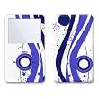 Fantasy Blue Design Skin Decal Sticker for Apple iPod video 30GB/ 60GB/ 80GB Player