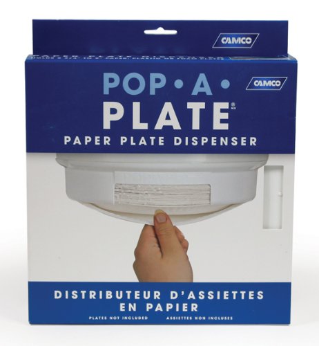 Camco 57001 RV White Pop-A-Plate