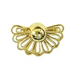 Art Deco Diamond Fan Brooch, circa 1920s
