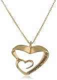 Sterling Silver "My Sister, My Friend" Double Open Heart Pendant Necklace, 18"