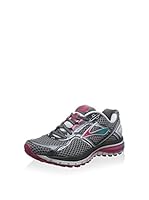 Brooks Zapatillas Deportivas Ghost 8 (Gris / Fucsia / Turquesa)