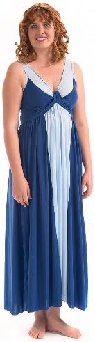 Precious Curves Women's Cascade Full Length Nightgown Medium Multicolored