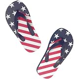 star n stripe flip flops