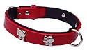 Dog Collar Red Leather 60cm