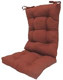 2-Piece Patio Rocker Cushion - Solid Rave Cherry
