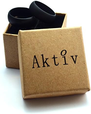 High Quality Silicone Wedding Ring (2 Pack) for the Active Lifestyle - Size 11