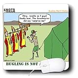Rich Diesslins KNOTS or NOT Cartoons - KNOTS Scouting Cartoon about the bugling merit badge - Mouse Pads