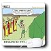 Rich Diesslins KNOTS or NOT Cartoons - KNOTS Scouting Cartoon about the bugling merit badge - Mouse Pads