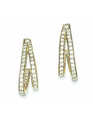 1.3 Carat 14K Gold Diamond Post Earrings