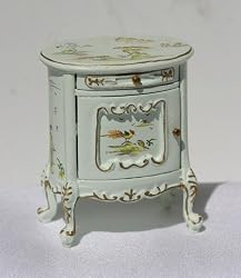 Dollhouse Miniature Artisan Oriental Handpainted Nightstand