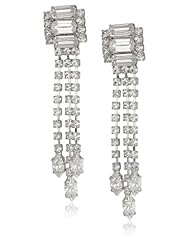Martine Wester Jewelry Travilla Collection Crystal Drop Earrings