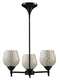 IMAGE OF ELK Lighting 10154/3DR-SLV 3 Light Celina Chandelier