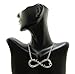 Crescendo SJ New Celebrity Fans 'ARIANATOR' Pendant w/18 Link Chain Fashion Necklace XC449R