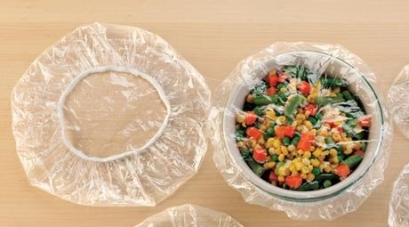 (24 Pack) ChefLand Reusable Clear Plastic Food Bowl / Plate / Dish Covers - 3 Sizes