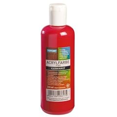 Toppoint 28617 Acrylfarbe, 250 ml, karminrot