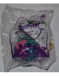 Single Detail Page Misc: Happy Meal Zoobles Seamus Toy #1, Green/Pink
