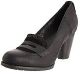 Timberland Women's Nevali Penny Loafer Pump,Black,9.5 W US