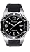 Caravelle by Bulova Men's Rubber Strap Black Dial Watch #45B35