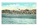 Crowd at Balboa Beach, California Giclee Poster Print, 18x24