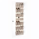 Whitmor 26-Pocket Shoe Organizer - Cappuccino