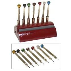 7 Swiss Patterned Watch Screwdrivers Tools