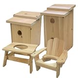 End Table Planter, Chair Planter, Bird House, Bird Hotel