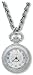 Avalon Women's Silvertone Antique Design Pendant Watch, 2332A