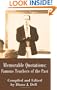 Memorable Quotations: Famous Teachers of the Past