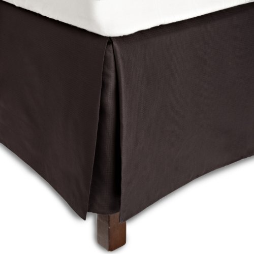 Calvin Klein Elm Small Diamond King Bedskirt Aubergine