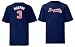Dale Murphy Atlanta Braves MLB Throwback 2 Sided Short Sleeve Tee Shirt By Majestic (XXL=52)