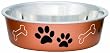 Loving Pets Metallic Bella Bowl Dog Bowl, Large, 2 Quarts, Copper