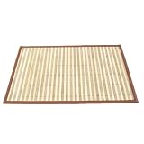 stortle - set de table rectangle - bambou large - 45x30cm - lot de 4 mabl - kb83