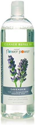 Natural Flower Power All-Purpose Cleaner 5X Concentrate, Multi-Surface Cleaner, Lavender, 32 Ounce