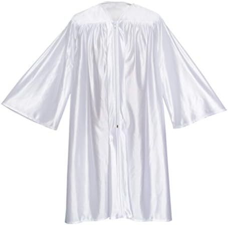 Apparel Group Big Boys' White Preschool Cap, Gown & Tassel 27