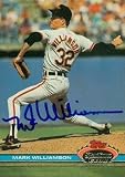Mark Williamson Autographed/Hand Signed Baseball Card (Baltimore Orioles) 1991 Topps Stadium Club #2