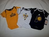 Indiana Pacers Adidas Baby Infant 3-Pack Onesie Set (3-6 Months)