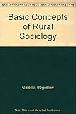 Basic concepts of rural sociology