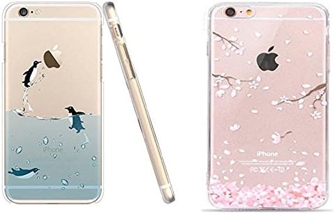 2pcs iPhone 6 6S Case,iphone 6 Case,iphone 6/6S Protective Case Soft Flexible TPU Transparent Skin Scratch-Proof Case for iPhone 6/6S(4.7 inch)[2pcs HD SP + Cleaning Cloth Included]