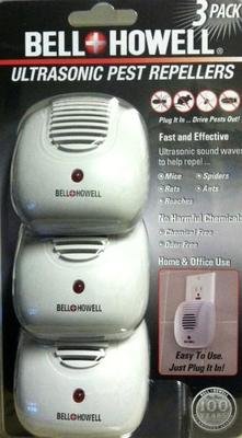 Bell and Howell Ultrasonic Pest Repellers 3 Pack