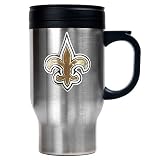 Great American New Orleans Saints Free Form Logo Stainless Steel Travel Mug