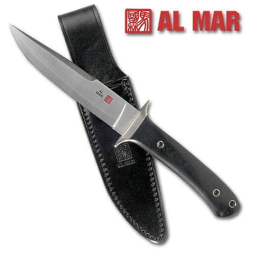 Buy Al Mar Shiva Tactical Fixed Blade Knife w Leather Sheath by Al Mar